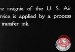 Standbild der US Air Force Abzeichen United States USA, 1917, aus Sekunde 1 historischem Filmmaterial Videoclip 65675048528