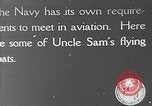 Standbild fliegende Boote United States USA, 1917, aus Sekunde 1 historischem Filmmaterial Videoclip 65675048544