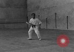 Standbild Jai Alai Spiel Spanien, 1956, aus Sekunde 38 historischem Filmmaterial Videoclip 65675048546