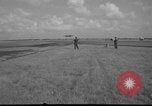 Standbild Gloster Meteor Düsenflugzeuge Volkel Holland, 1951, aus Sekunde 6 historischem Filmmaterial Videoclip 65675048594