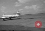 Standbild Gloster Meteor Düsenflugzeuge Volkel Holland, 1951, aus Sekunde 30 historischem Filmmaterial Videoclip 65675048594