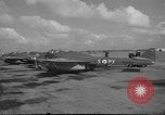 Standbild De Havilland Vampire Düsenflugzeuge Holland Niederlande, 1951, aus Sekunde 4 historischem Filmmaterial Videoclip 65675048595