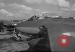 Standbild De Havilland Vampire Düsenflugzeuge Holland Niederlande, 1951, aus Sekunde 10 historischem Filmmaterial Videoclip 65675048595