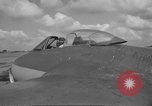 Standbild De Havilland Vampire Düsenflugzeuge Holland Niederlande, 1951, aus Sekunde 35 historischem Filmmaterial Videoclip 65675048595