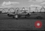 Image of Gloster Meteor jet planes Holland Netherlands, 1951, second 16 stock footage video 65675048596