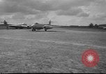 Image of Gloster Meteor jet planes Holland Netherlands, 1951, second 46 stock footage video 65675048596