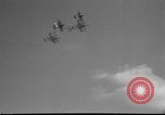Image of Formation of Vampire jet planes Holland Netherlands, 1951, second 4 stock footage video 65675048599