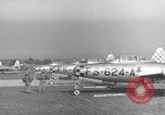 Image of F-84E Thunderjet aircraft Munich Germany, 1951, second 1 stock footage video 65675048629