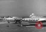 Image of F-84E Thunderjet aircraft Munich Germany, 1951, second 6 stock footage video 65675048629