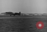 Image of F-84E Thunderjet aircraft Munich Germany, 1951, second 29 stock footage video 65675048629