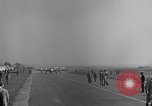 Image of Italian de Havilland Vampire jet aircraft Wiesbaden Germany, 1951, second 3 stock footage video 65675048631
