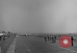 Image of Italian de Havilland Vampire jet aircraft Wiesbaden Germany, 1951, second 4 stock footage video 65675048631