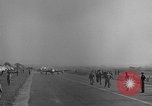Image of Italian de Havilland Vampire jet aircraft Wiesbaden Germany, 1951, second 6 stock footage video 65675048631