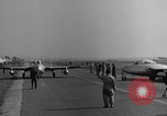 Image of Italian de Havilland Vampire jet aircraft Wiesbaden Germany, 1951, second 18 stock footage video 65675048631