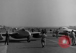 Image of Italian de Havilland Vampire jet aircraft Wiesbaden Germany, 1951, second 27 stock footage video 65675048631