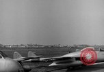 Image of Italian Vampire Jet planes Wiesbaden Germany, 1951, second 4 stock footage video 65675048632