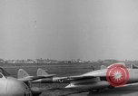 Image of Italian Vampire Jet planes Wiesbaden Germany, 1951, second 10 stock footage video 65675048632