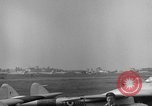 Image of Italian Vampire Jet planes Wiesbaden Germany, 1951, second 11 stock footage video 65675048632