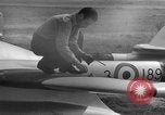 Image of Vampire jet aircraft Wiesbaden Germany, 1951, second 8 stock footage video 65675048633