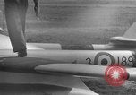 Image of Vampire jet aircraft Wiesbaden Germany, 1951, second 10 stock footage video 65675048633