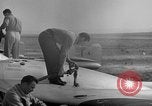 Image of Vampire jet aircraft Wiesbaden Germany, 1951, second 34 stock footage video 65675048633