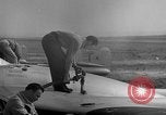 Image of Vampire jet aircraft Wiesbaden Germany, 1951, second 38 stock footage video 65675048633