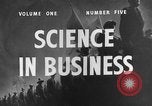 Standbild Irving Langmuir und industriellen Szenen United States USA, 1945, aus Sekunde 54 historischem Filmmaterial Videoclip 65675048644