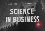 Standbild Irving Langmuir und industriellen Szenen United States USA, 1945, aus Sekunde 57 historischem Filmmaterial Videoclip 65675048644