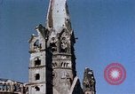 Image of Damaged Kaiser Wilhelm Memorial Church Berlin Germany, 1945, second 10 stock footage video 65675048672