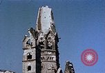 Image of Damaged Kaiser Wilhelm Memorial Church Berlin Germany, 1945, second 11 stock footage video 65675048672