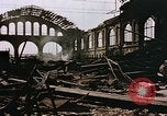 Image of damaged building Berlin Germany, 1945, second 36 stock footage video 65675048678