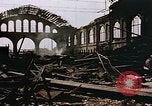 Image of damaged building Berlin Germany, 1945, second 37 stock footage video 65675048678