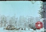 Image of burnt out car Berlin Germany, 1945, second 1 stock footage video 65675048684