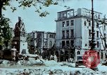 Image of burnt out car Berlin Germany, 1945, second 23 stock footage video 65675048684