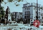 Image of burnt out car Berlin Germany, 1945, second 29 stock footage video 65675048684