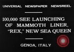 Immagine di Camicia italiana Rex Genova Italia, 1931, secondo 4 filmato di repertorio 65675048702