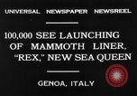 Immagine di Camicia italiana Rex Genova Italia, 1931, secondo 9 filmato di repertorio 65675048702