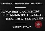 Immagine di Camicia italiana Rex Genova Italia, 1931, secondo 10 filmato di repertorio 65675048702