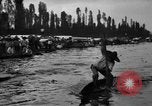 Standbild dekoriert Kanus Xochimilco Mexiko, 1931, aus Sekunde 56 historischem Filmmaterial Videoclip 65675048709