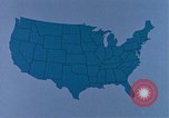 Immagine di Mappa di Stati Uniti United States USA, 1975, secondo 5 filmato di repertorio 65675048712