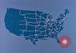Immagine di Mappa di Stati Uniti United States USA, 1975, secondo 9 filmato di repertorio 65675048712