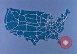 Immagine di Mappa di Stati Uniti United States USA, 1975, secondo 11 filmato di repertorio 65675048712