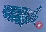 Immagine di Mappa di Stati Uniti United States USA, 1975, secondo 12 filmato di repertorio 65675048712