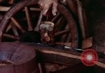 Image of wooden wheels United States USA, 1975, second 45 stock footage video 65675048714