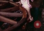 Image of wooden wheels United States USA, 1975, second 50 stock footage video 65675048714