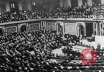 Standbild Deutschland erklärt den Krieg gegen Deutschland Washington DC USA, 1917, aus Sekunde 30 historischem Filmmaterial Videoclip 65675048735