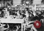 Image of American Army soldiers in YMCA club during World War I European Theater, 1917, second 4 stock footage video 65675048746