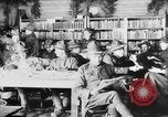 Image of American Army soldiers in YMCA club during World War I European Theater, 1917, second 6 stock footage video 65675048746