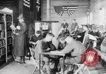 Image of American Army soldiers in YMCA club during World War I European Theater, 1917, second 8 stock footage video 65675048746