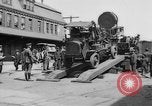 Image of Military equipment being unloaded from "Liberty Loan Train." Richmond Virginia USA, 1918, second 10 stock footage video 65675048756